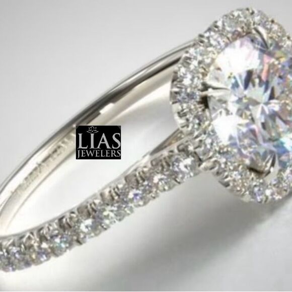 Brand New 18k White Gold Wedding Ring, Engagement Ring